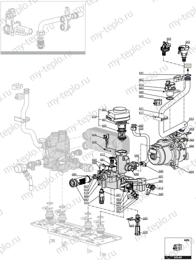 Запчасти Ariston GENUS EVO 32 FF купить в Кирове