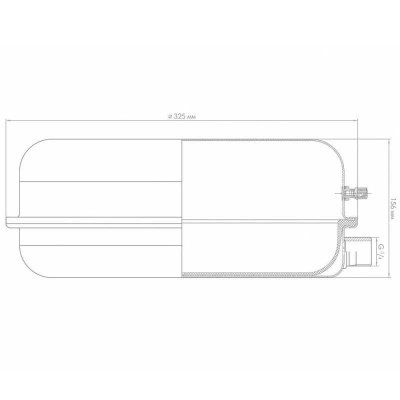 Расширительный бак Джилекс 12 F (7712)