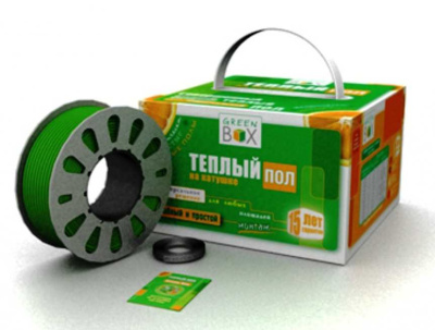 Кабель нагревательный GREEN BOX GB 1000 (82 м, 980 Вт, до 8,9 кв.м.) (2206802)